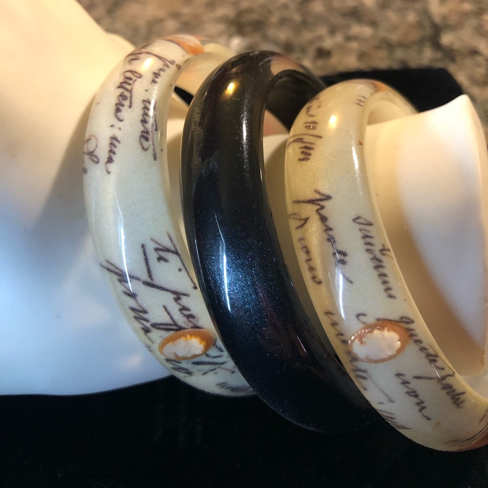 Amadeo scognamiglio set of three bangles